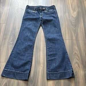 EUC-Size 30 Buffalo David Bitton Dark Blue Flare Jeans